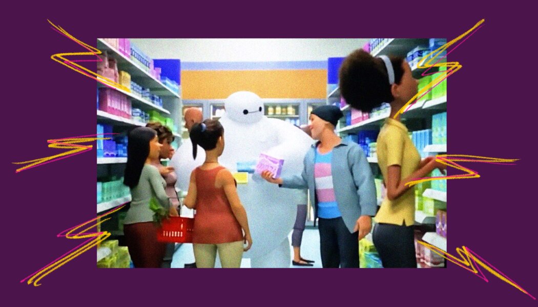 Right-wing trolls can’t handle a trans person buying pads in new Disney+ show