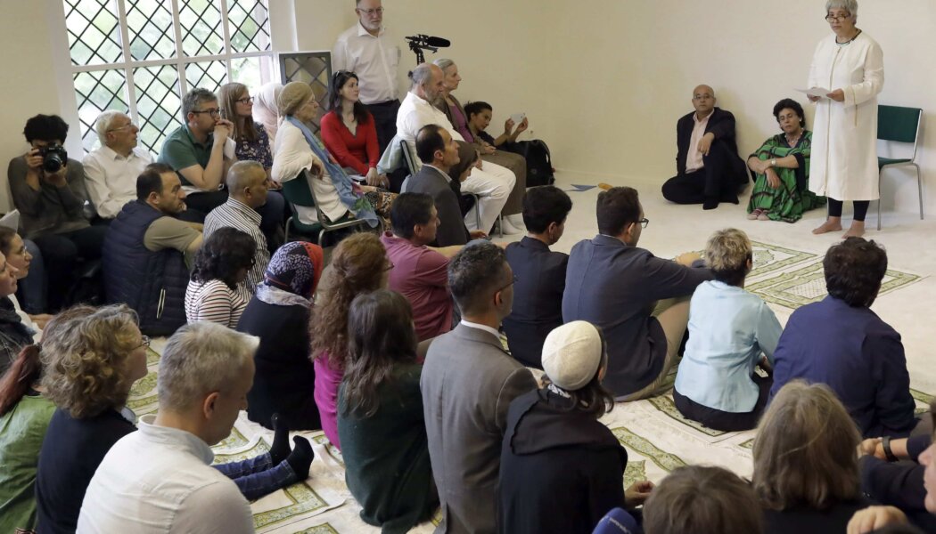 This mosque claims to be the first in Germany to display a Pride flag 
