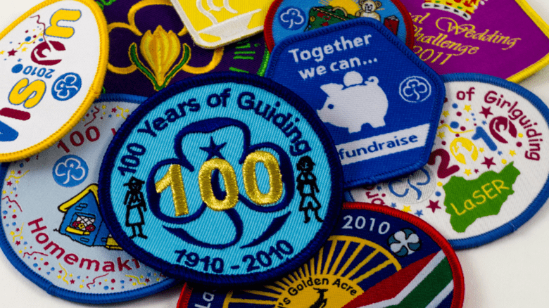Girlguiding patches